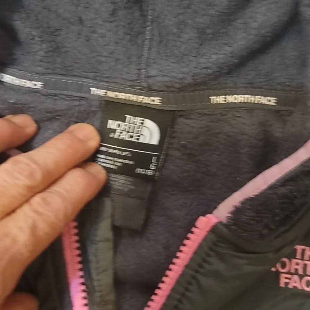 The North Face‎ Girls Oso Fleece Hoodie Jacket Size Large (14/16) in Black